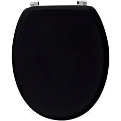 Abattant wc mdf 18 pouces noir
