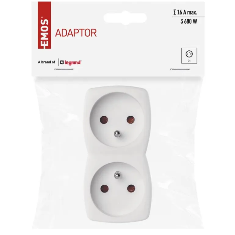 Adaptateur 2 prises
