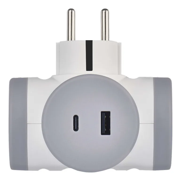 Adaptateur 2 prises usb a+c