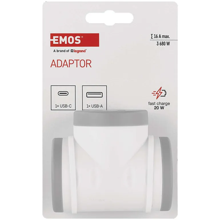 Adaptateur 2 prises usb a+c