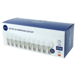 Ampoule e27 806lm simply x10