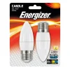 Ampoule e27 250lm 3.4w flamme x2