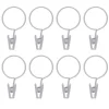 Anneau pince x 8 - blanc