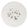 Assiette a dessert cerf nordic