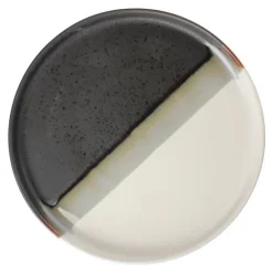 Assiette dessert motif traits 19