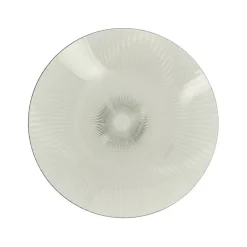 Assiette striee d26cm plastique