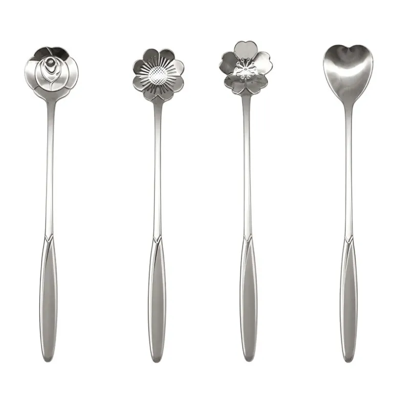 Assortis de 4 cuilleres silver