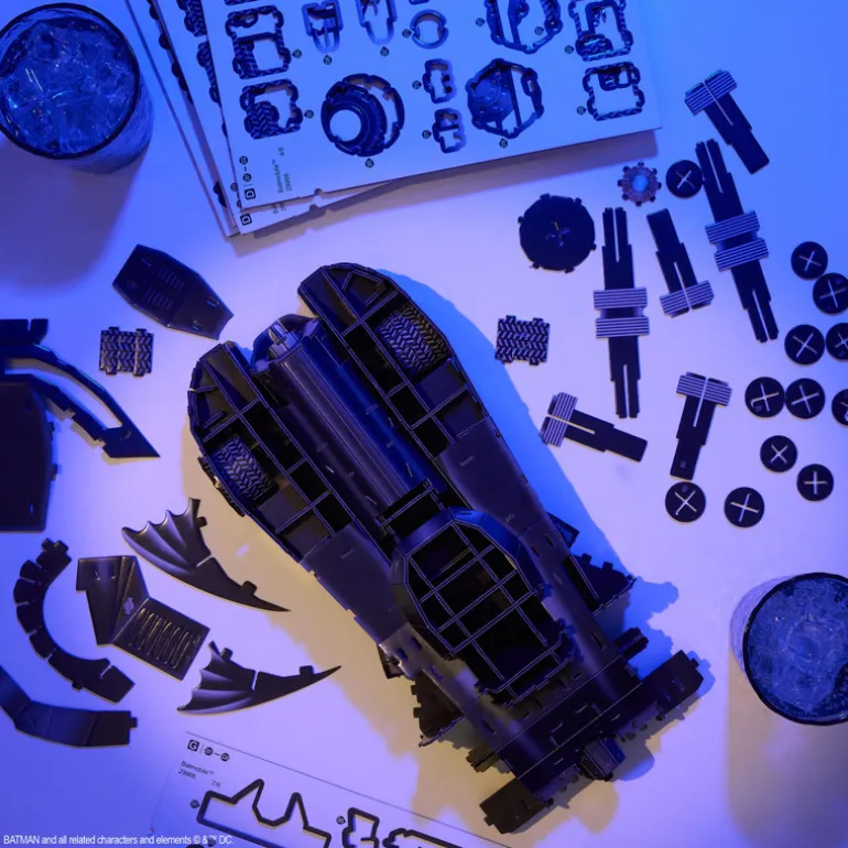 Batmobile retro - batman 4d buil