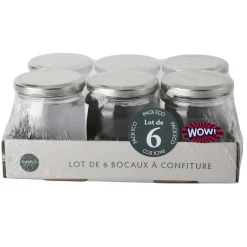 Bocal a confiture 0.3l x6