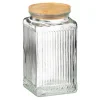 Bocal en verre strie 1l