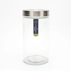 Bocal verre couvercle inox 1.2l