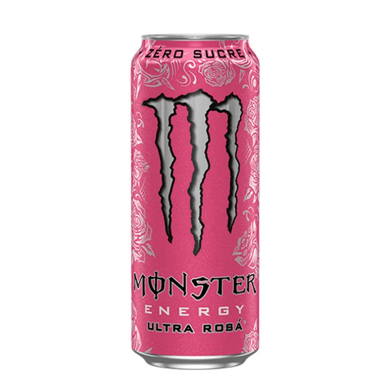 Boisson energisante ultra rosa