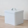Boite de rangement en metal blc