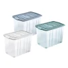 Boite plastique a roulette 65l
