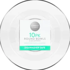 Bol rond x10 plastique reutilisa