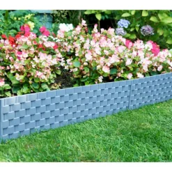 Bordure effet rotin x 4