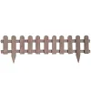 Bordure en bois gris 120 x 30cm