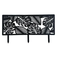Bordure metal feuillage 28cm