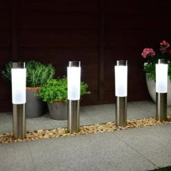 Borne solaire x4 o6.5cm blc fr