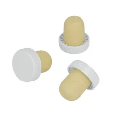 Bouchon liege tete plastique x6