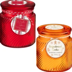 Bougie de noel pain d'epice