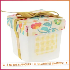 Bougie parfumee carree merci