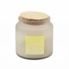 Bougie parfumee couvercle liege