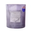 Bougie parfumee pot effet marbre