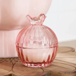 Bougie ronde en verre