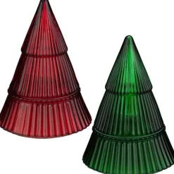 Bougie sapin verre