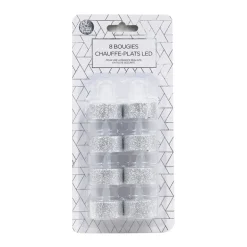 Bougies chauffe plats led x8 arg