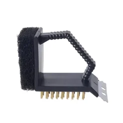Brosse bbq triangulaire 3 en 1