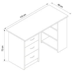 Bureau blanc