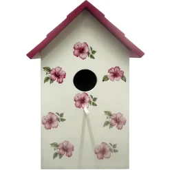 Cabane a oiseaux florale