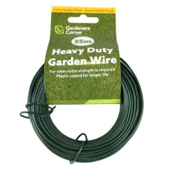 Cable de jardin en metal vert