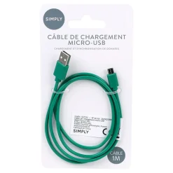 Cable usb a to micro 1m