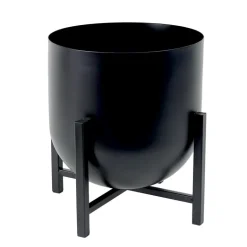 Cache pot rond sur pied