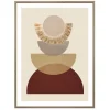 Cadre image geo raffia