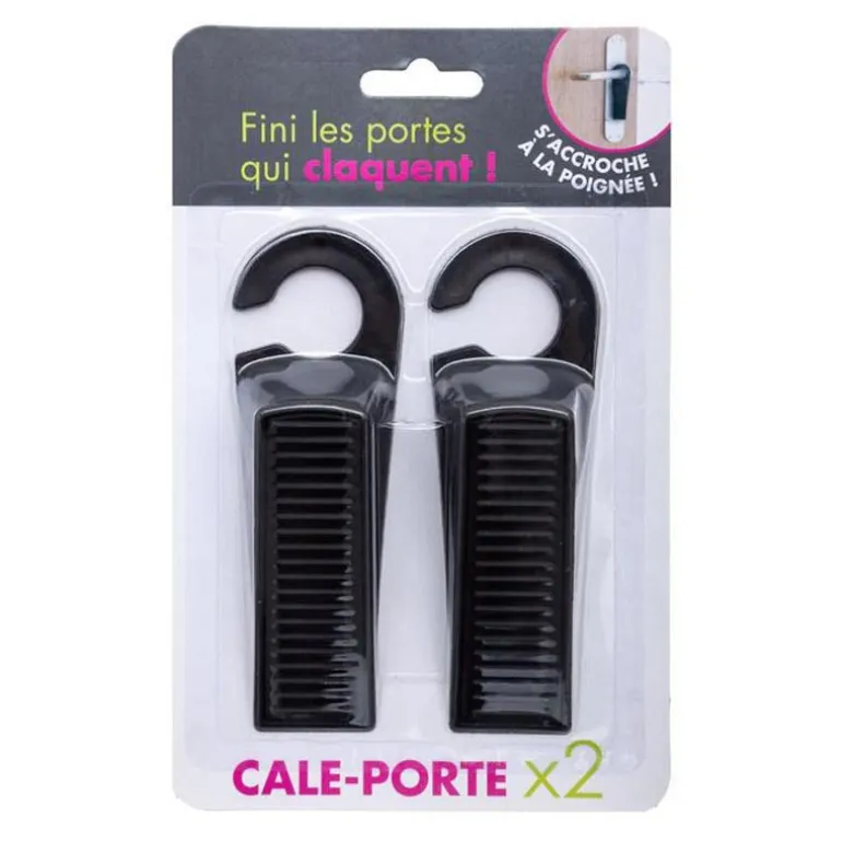Cale porte x2 plastique