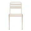 Chaise metal alba beige