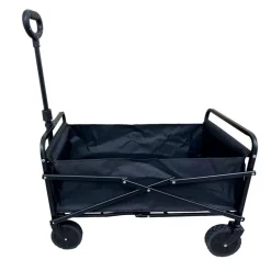 Chariot pliable noir 73x46x90cm