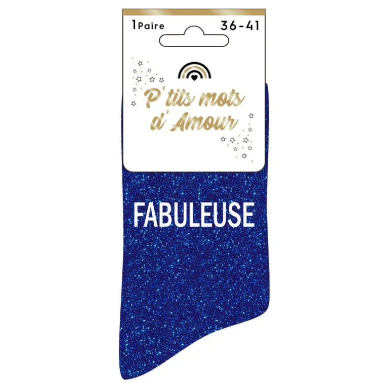 Chaussettes et tennis paillettes