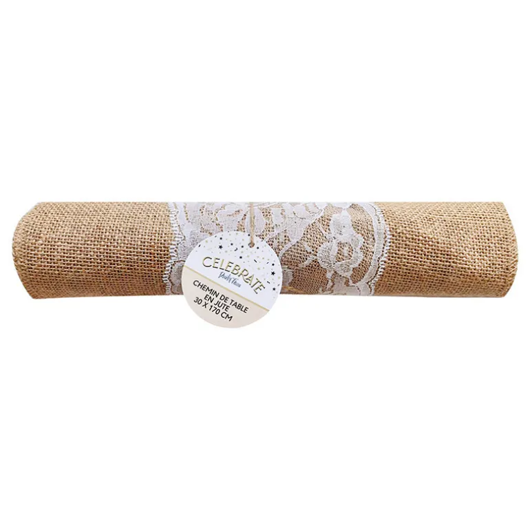 Chemin de table jute 30x170cm
