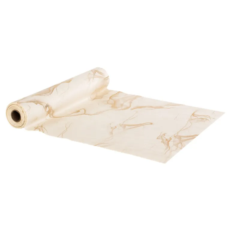 Chemin de table tissu marbre bla