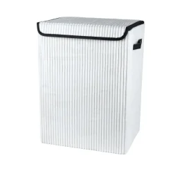 Coffre a linge carre bouclette