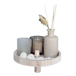 Coffret senteur plateau bois