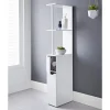 Colonne rangement blanche
