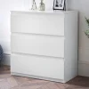 Commode 3 tiroirs blanc m