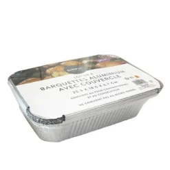 Contenant en aluminium rect x6