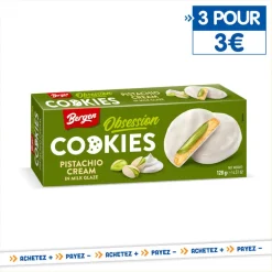 Cookies chocolat blanc pistache